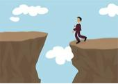 man and cliff